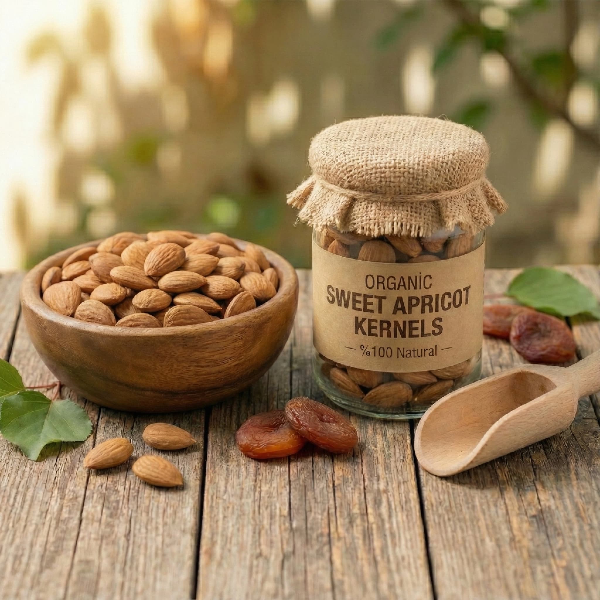 Organik Tatlı Kayısı Çekirdeği